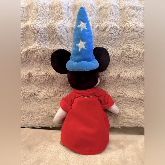 Vintage Disney Mickey Mouse Fantasia Wizard Stuffy - Picture 2 of 4